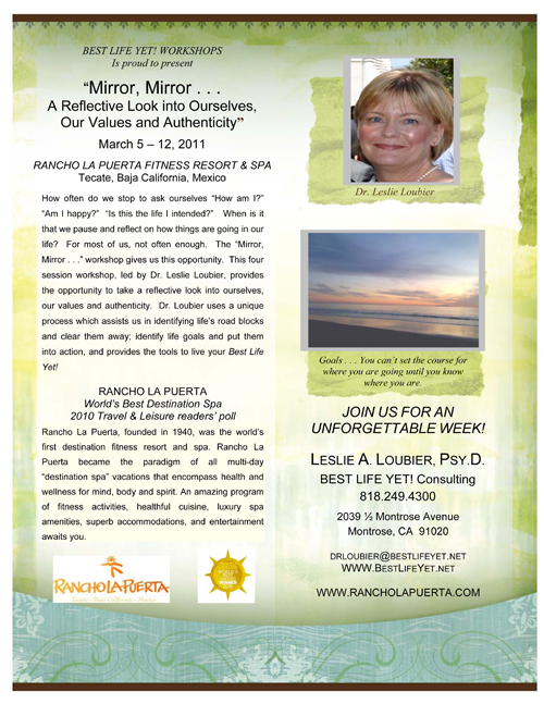 Mirror, Mirror Flyer